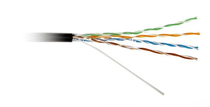 Hyperline UUTP4-C5E-S24-OUT-PE-BK-100 Hyperline UUTP4-C5E-S24-OUT-PE-BK-100