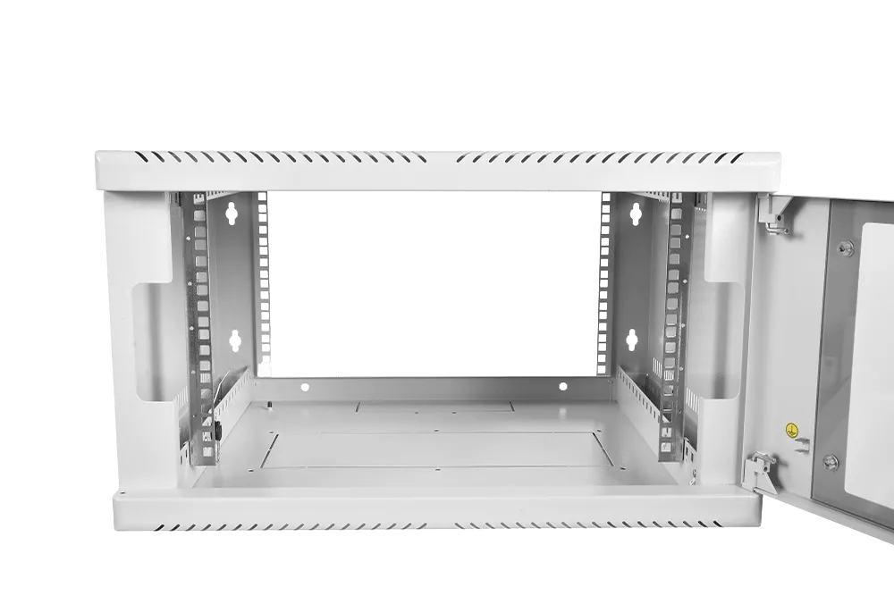 Шкаф телекоммуникационный настенный 6U (600 × 480) дверь стекло