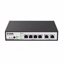 Коммутатор D-link DES-1100-06MP DES-1100-06MP/A1A (100 Base-TX (100 мбит/с), Без SFP портов)