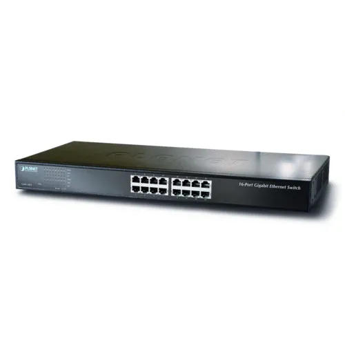 Коммутатор Planet GSW-1601 (1000 Base-TX (1000 мбит/с), Без SFP портов) Коммутатор Planet GSW-1601 (1000 Base-TX (1000 мбит/с), Без SFP портов)