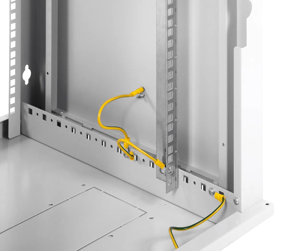 Шкаф телекоммуникационный настенный разборный ЭКОНОМ 12U (600 × 350) дверь металл