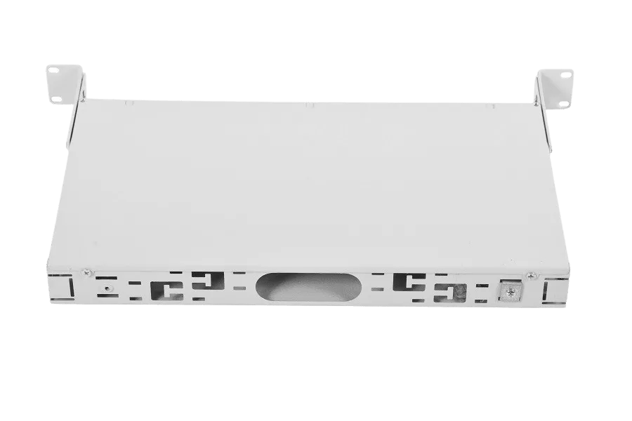 Оптический кросс (бокс) 19" с полкой (площадкой), 1U, до 24 портов Оптический кросс (бокс) 19" с полкой (площадкой), 1U, до 24 портов
