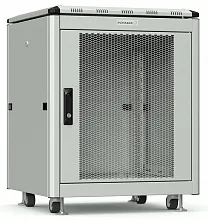 Шкаф телекоммуникационный напольный RUSRACK RSRO-606018/PMGY 19" 18U 600x600x988мм