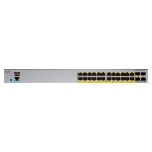 Коммутатор Cisco Catalyst 2960L WS-C2960L-24TQ-LL (1000 Base-TX (1000 мбит/с), 4 SFP порта)