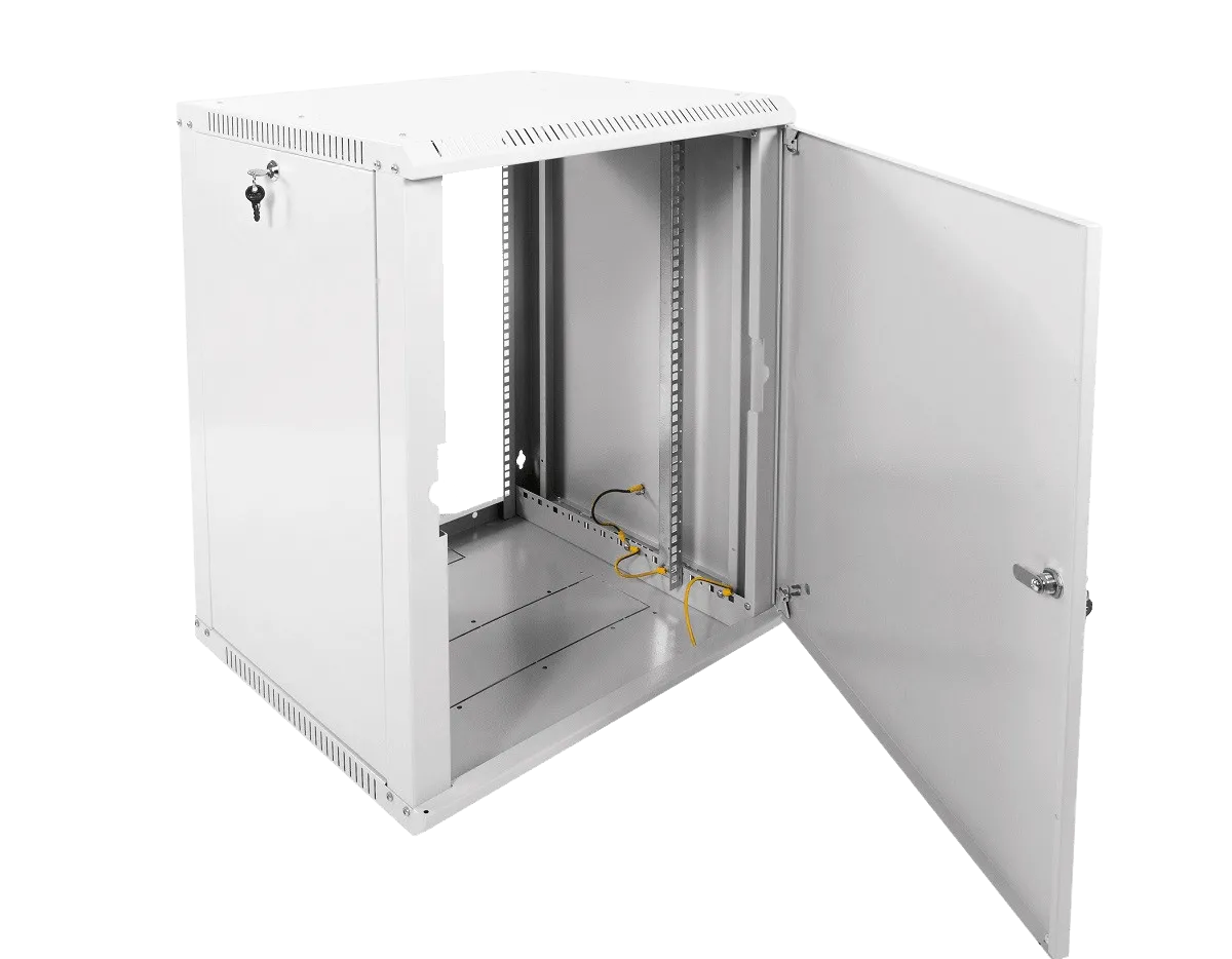 Шкаф телекоммуникационный настенный разборный ЭКОНОМ 12U (600 × 520) дверь металл