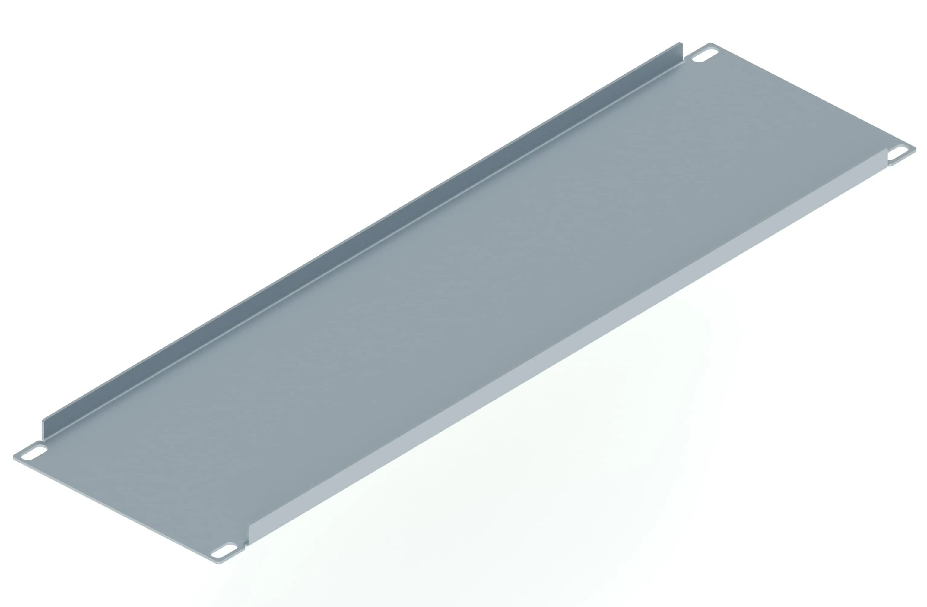 Заглушка 19" 3U, серая RUSRACK