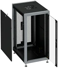 Шкаф телекоммуникационный напольный RUSRACK RSRO-42-6060-G2P-BK 19" 42U 600x600x2000мм