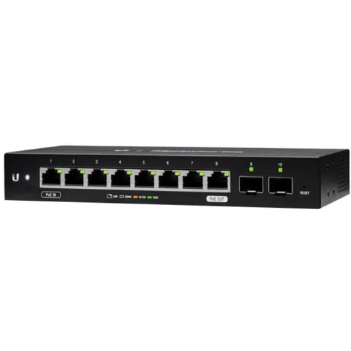 Коммутатор Ubiquiti  ES-10X (1000 Base-TX (1000 мбит/с), 2 SFP порта)