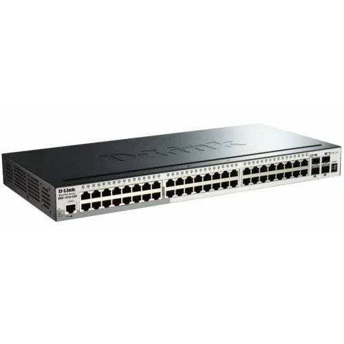 Коммутатор D-link DGS-1510-52X/A1A (1000 Base-TX (1000 мбит/с), Без SFP портов)