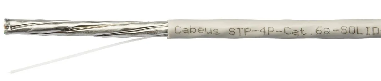Cabeus STP-4P-Cat.6-SOLID-IN-PVC