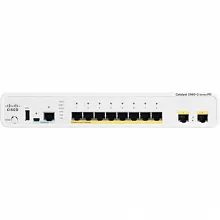 Коммутатор Cisco Catalyst 2960C 8PT-L WS-C2960CPD-8PT-L (1000 Base-TX (1000 мбит/с), Без SFP портов)