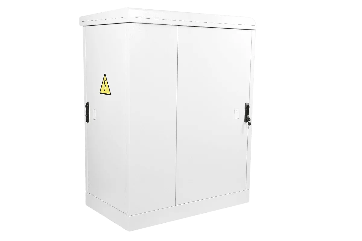 Шкаф всепогодный напольный укомплектованный 18U (Ш1000 × Г600) с эл. отсеком, комплектация Т1-IP55