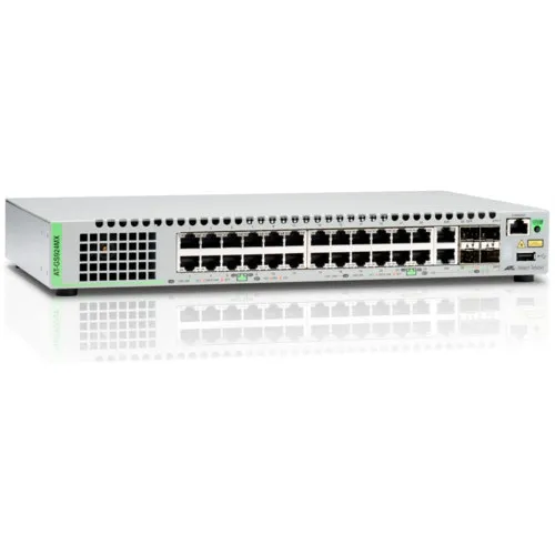 Коммутатор Allied Telesis AT-GS924MX-50 (1000 Base-TX (1000 мбит/с), 4 SFP порта) Коммутатор Allied Telesis AT-GS924MX-50 (1000 Base-TX (1000 мбит/с), 4 SFP порта)