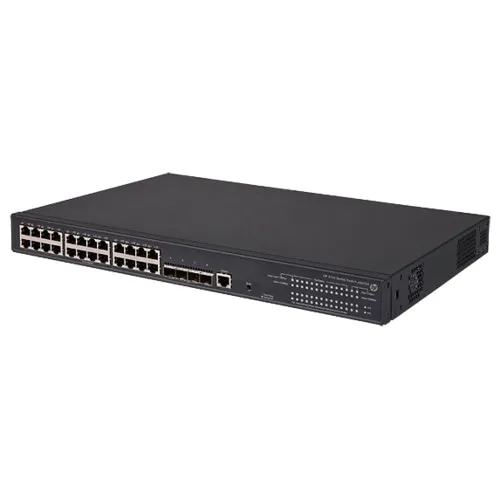 Коммутатор HPE 5130-24G-PoE+-4SFP+ EI Swch JG936A (1000 Base-TX (1000 мбит/с), Без SFP портов)