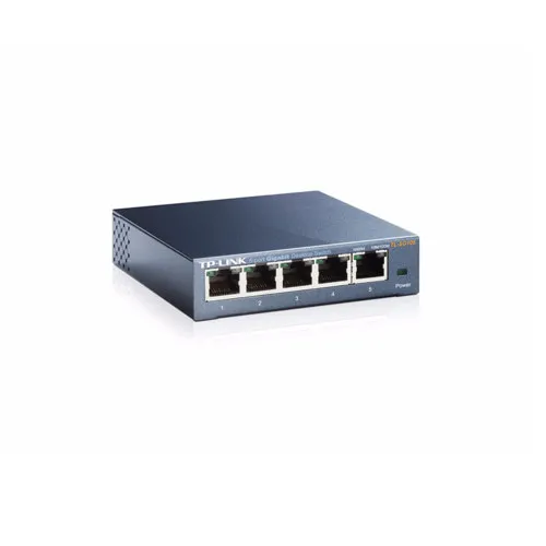 Коммутатор TP-Link TL-SG105 (1000 Base-TX (1000 мбит/с), Без SFP портов)