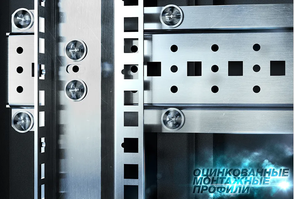 RUSRACK RSRO-47.6.10-PP.9005М Шкаф напольный 47U 600x1000х2209мм (ШхГхВ) телекоммуникационный 19", передняя дверь перфорированная - задняя дверь перфорированная, цвет черный (RAL9005М) RUSRACK RSRO-47.6.10-PP.9005М Шкаф напольный 47U 600x1000х2209мм (ШхГхВ) телекоммуникационный 19", передняя дверь перфорированная - задняя дверь перфорированная, цвет черный (RAL9005М)