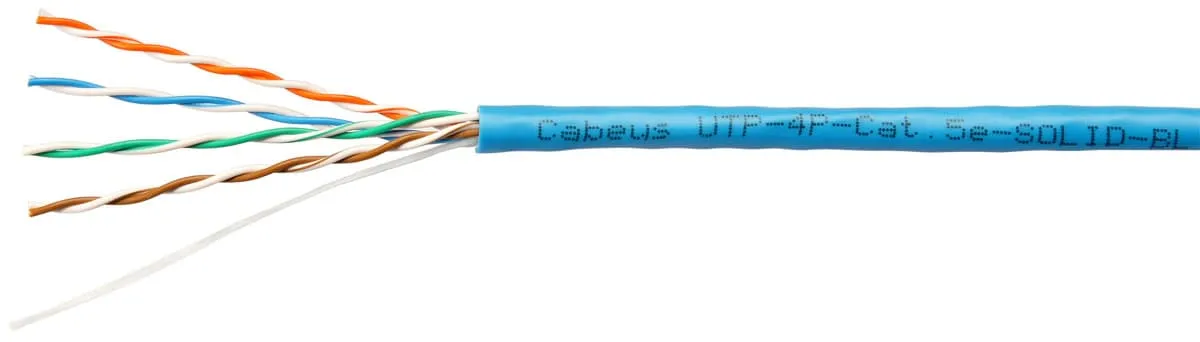 Cabeus UTP-4P-Cat.5e-SOLID-BL Cabeus UTP-4P-Cat.5e-SOLID-BL