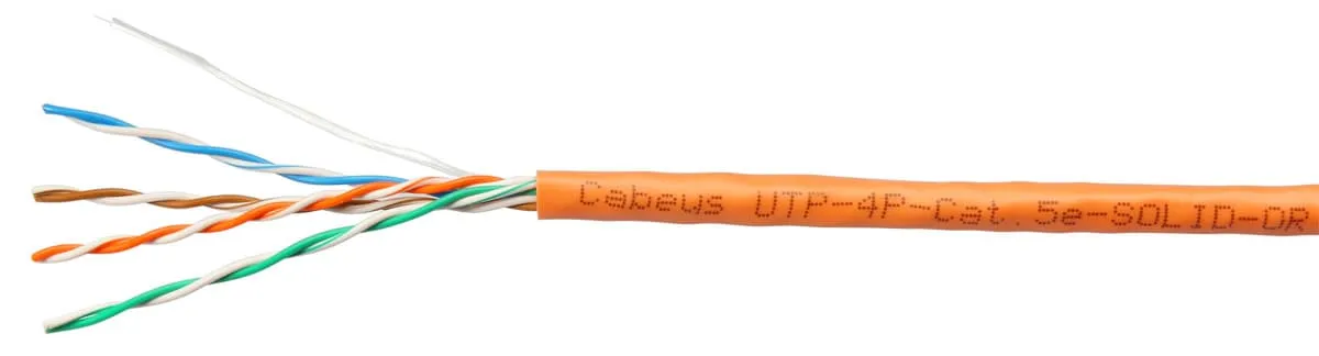 Cabeus UTP-4P-Cat.5e-SOLID-OR Cabeus UTP-4P-Cat.5e-SOLID-OR