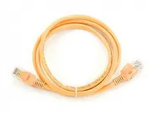 Патч-корд медный Gembird PP12-1M/O 19" кабель 5e  оранжевый Патч-корд медный Gembird PP12-1M/O 19" кабель 5e  оранжевый