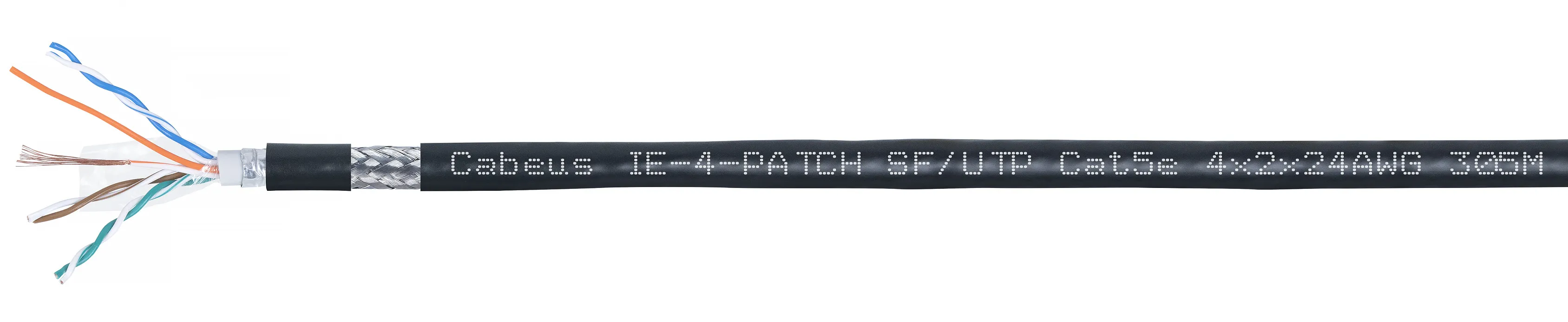 Cabeus IE-4-PATCH SF/UTP Cat5e 4X2X24AWG Cabeus IE-4-PATCH SF/UTP Cat5e 4X2X24AWG
